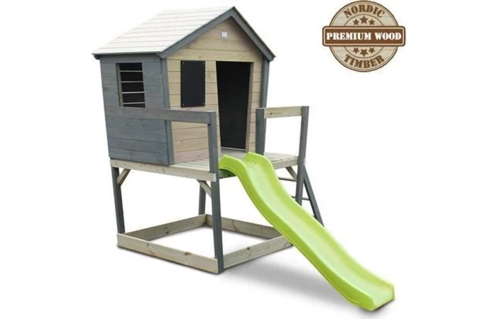 EXIT Aksent Houten Speelhuis - Grijs - Image 3