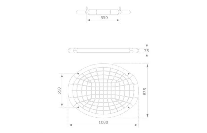 Axi Nestschommel Ovaal Los - Image 3