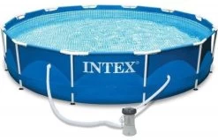 Intex Metal Frame Pool 305x76 Met Filterpomp