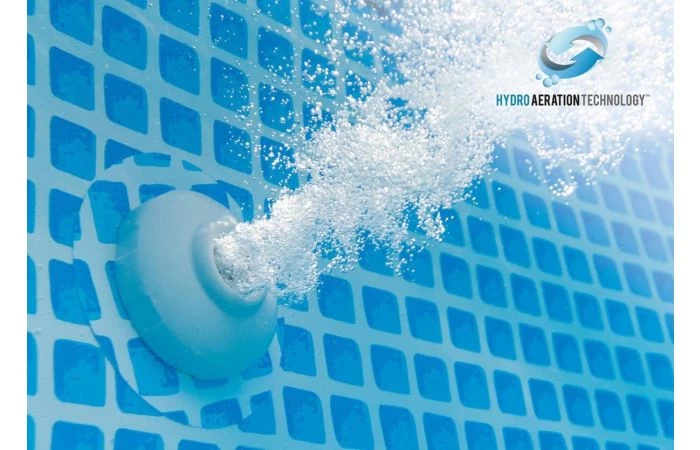 Intex Prism Frame Zwembad (ø366x76 Cm) Met Filterpomp Grijs - Image 2