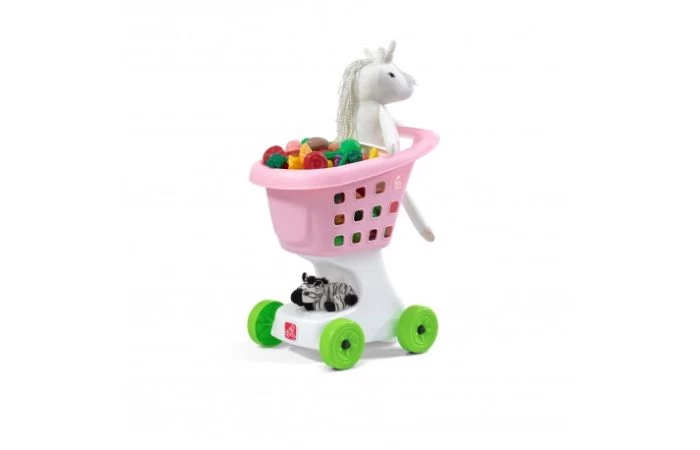 Little Helpers Shopping Cart Roze - Image 4