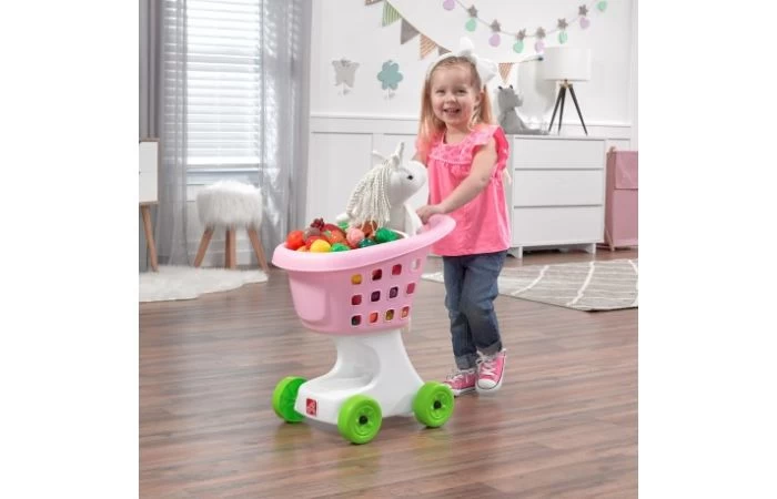 Little Helpers Shopping Cart Roze - Image 5