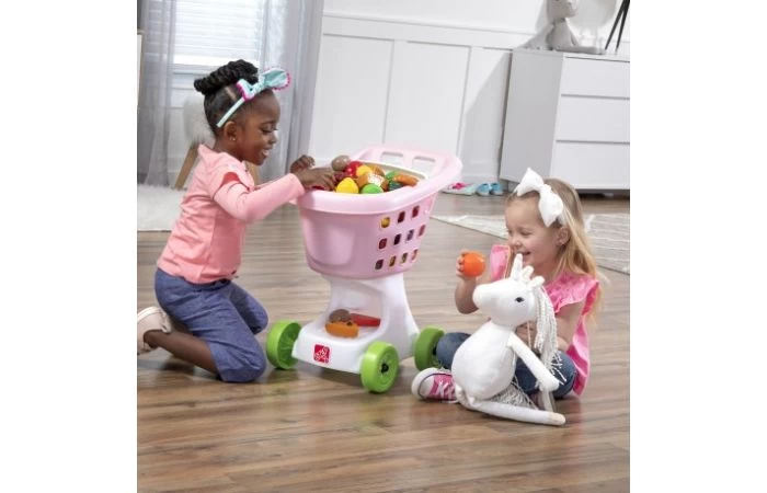 Little Helpers Shopping Cart Roze - Image 6