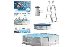 Intex Prism Frame Zwembad 427 X 107 Cm Met Filterpomp En Accessoires