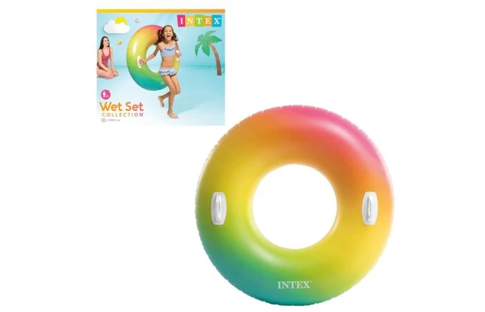 Intex Rainbow Luchtband 122 Cm
