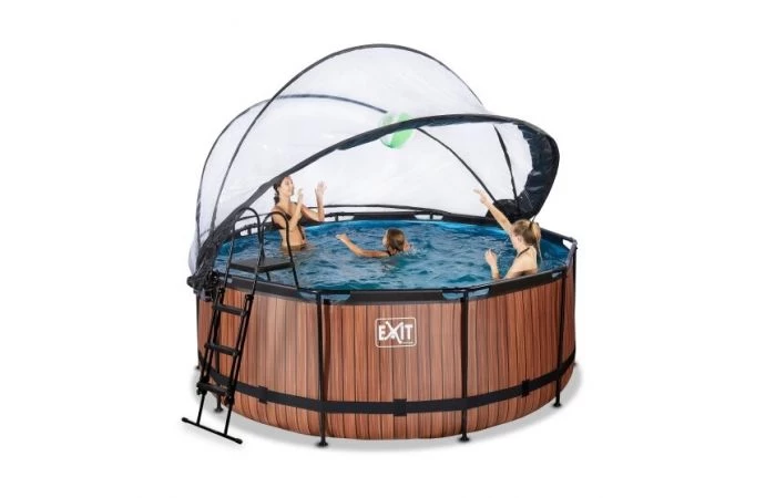 EXIT Zwembad ø360x122cm Met Overkapping En Zandfilter- En Warmtepomp - Image 10