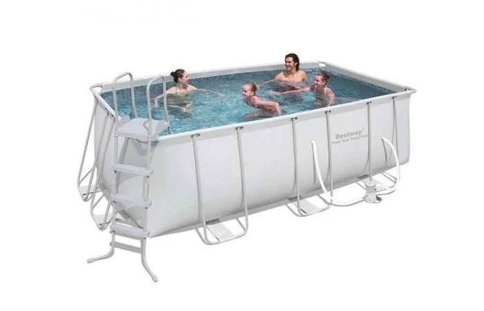 Bestway Rechthoekig Zwembad Bestway Rectangular 412 X 201 X 122 Met Pomp
