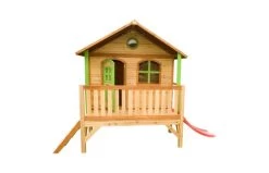 Axi Stef Speelhuis Bruin/groen - Rode Glijbaan