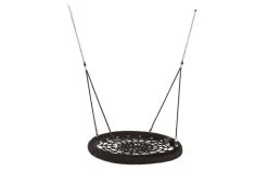 KBT Nestschommel Rosette Rond Zwart/zwart Openbaar