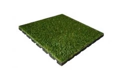 Rubberen Tegel Met Kunstgras