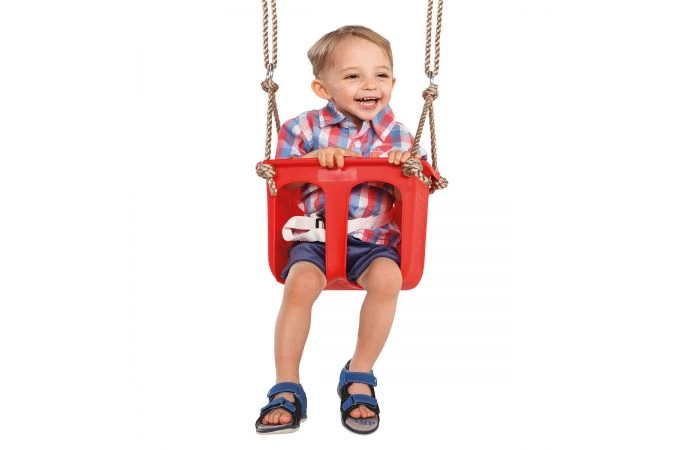 Babyzitje In Rigide Kunststof Rood