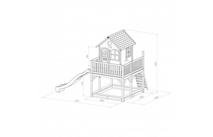 Axi Speelhuis Liam (bruin/wit) - Image 7