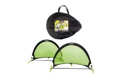 SportX Voetbaldoel Set 2 Goals Zwart/groen