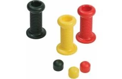 KBT Handgrepen Set (2 Handgrepen, 2 Bolt Covers) Voor Veerspeeltuig - Rood
