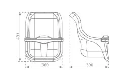 Babyzitje - 'luxe' - PH - Antraciet