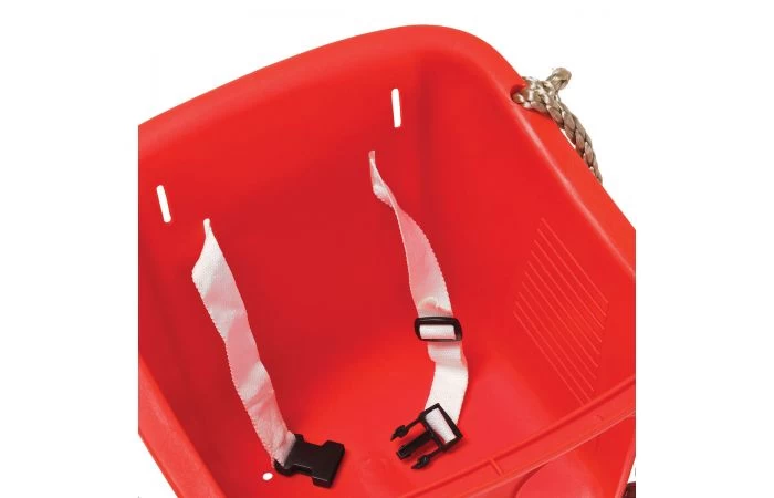 Babyzitje In Rigide Kunststof Rood - Image 4