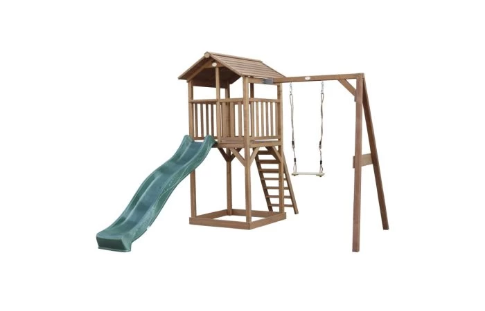 AXI Beach Tower Speeltoren Met Enkele Schommel Bruin - Image 4