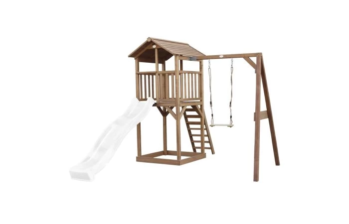 AXI Beach Tower Speeltoren Met Enkele Schommel Bruin - Image 6