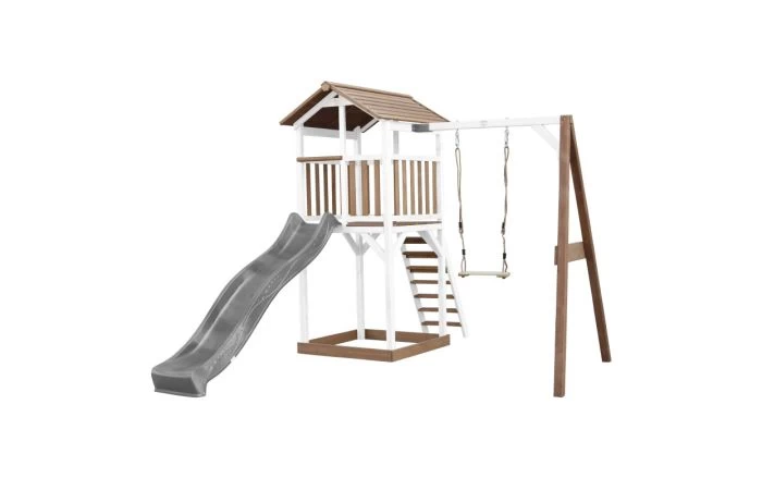 AXI Beach Tower Speeltoren Met Enkele Schommel Bruin/wit - Image 5