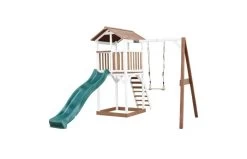 AXI Beach Tower Speeltoren Met Enkele Schommel Bruin/wit
