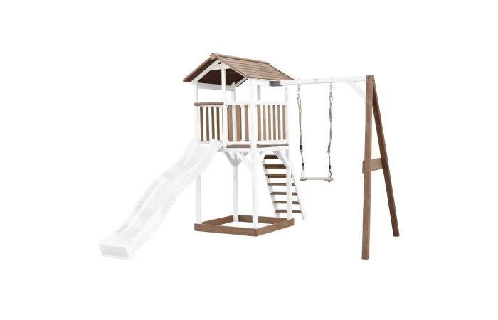 AXI Beach Tower Speeltoren Met Enkele Schommel Bruin/wit - Image 7