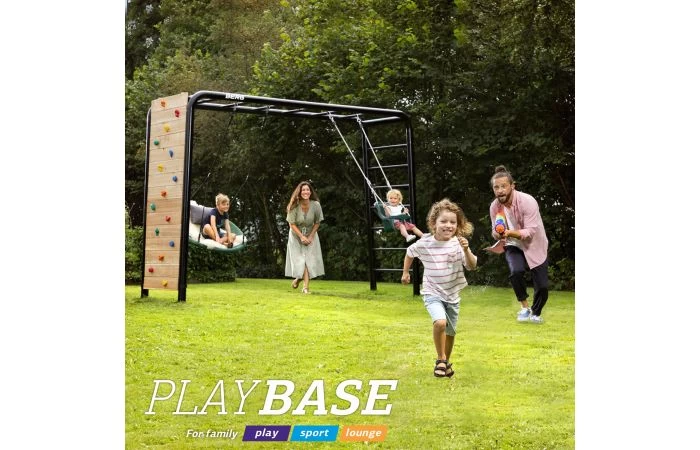 BERG Playbase Large Met Klimmuur, Discschommel En Ringen - Image 2