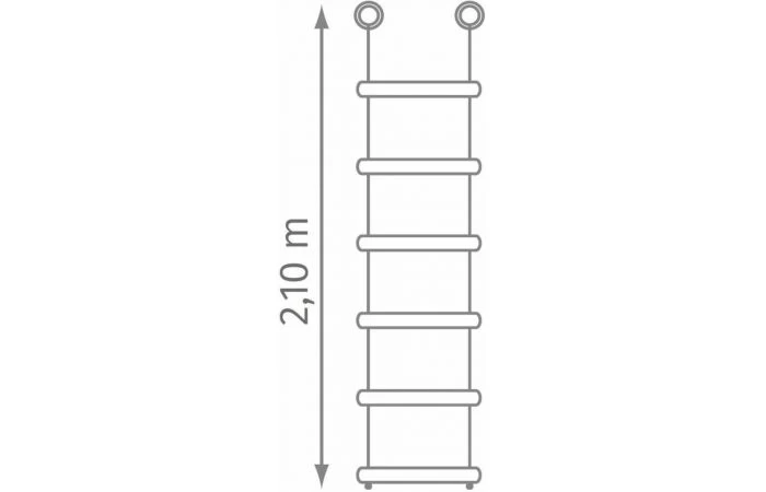 KBT Houten Sporten Touwladder 6 Sporten - PH - Image 2
