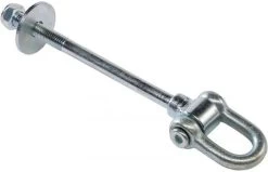 Schommelhaak 'dwarsdoor' - Model D+ - Schachtlengte: 160 Mm