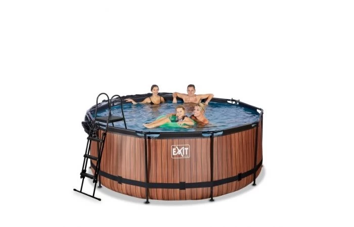 EXIT Zwembad ø360x122cm Met Overkapping En Zandfilter- En Warmtepomp - Image 9