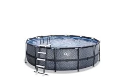EXIT Zwembad ø450x122cm Met Zandfilterpomp