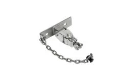 RVS Schommelhaak Met Bevestigingsplaat En Veiligheidsketting